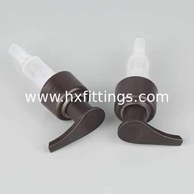 28/410 dökülmeyen sıvı sabun dağıtıcısı şampuan şişesi püskürtücüsü plastik sol sağ kilitli losyon pompası Tedarikçi