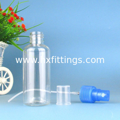 Boş 30ml 50ml 60ml 100ml Şeffaf Mavi Yeşil Siyah Pembe PET Plastik Sprey Şişeleri Tedarikçi