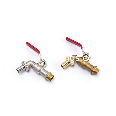 Toptan OEM Modern Nikel Kaplama 1/2 BSP/NPT Konu Duvara Monte Çamaşır Makinesi Pirinç Bibcock | Dayanıklı ve Sızdırmaz